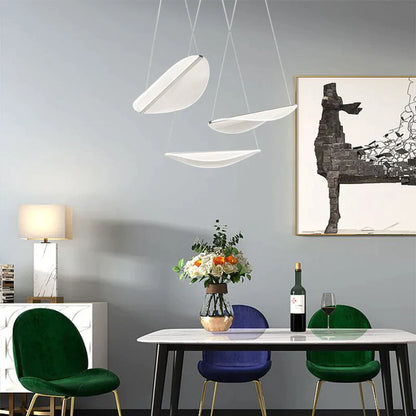 DecorBites™ Acrylic Leaf Pendant Lights for Living and Dining Room