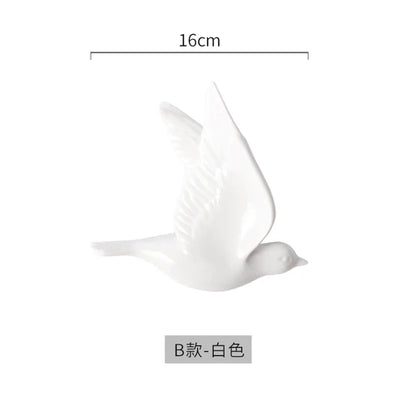 DecorBites™ Golden Bird Wall Hanging Modern Decor Pigeon Accessory