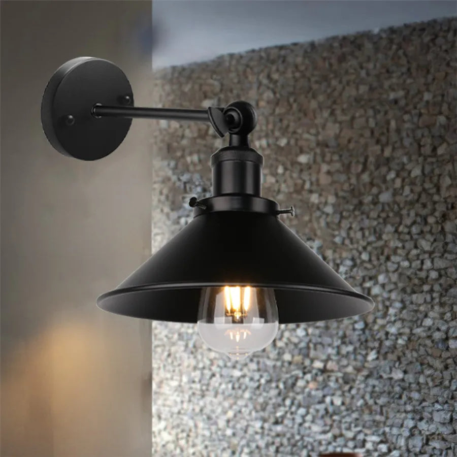 Decorbites™ Industrielle Metallrad-Wandleuchte - Vintage-Loft-Nachttischleuchte