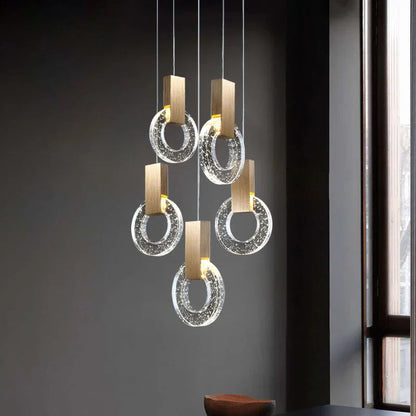 DecorBites™ Gold Crystal Pendant Lights - Luxury Home Decor
