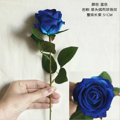 DecorBites™ Dried Roses Artificial Flowers for Home Decor and Weddings
