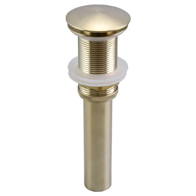 DecorBites™ Brushed Gold Pop-Up Drain Stopper for Bathroom Sink Vessel Vanity