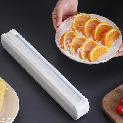 DecorBites™ Cling Film Dispenser Cutter Divider Box - Practical Kitchen Accessories