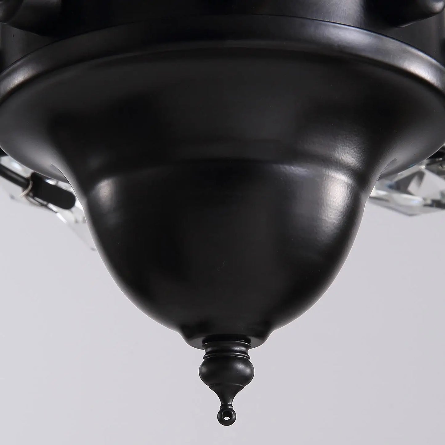 DecorBites™ 52" Luxury Crystal Ceiling Fan with Lights, Remote Control, DC Motor Wood Fan