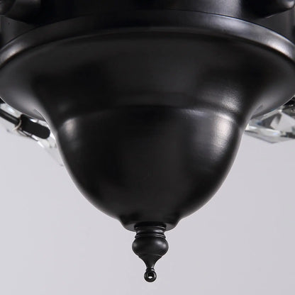 DecorBites™ 52" Luxury Crystal Ceiling Fan with Lights, Remote Control, DC Motor Wood Fan