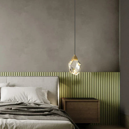 Lámpara de pared LED DecorBites™ Crystal Copper para dormitorio y escaleras