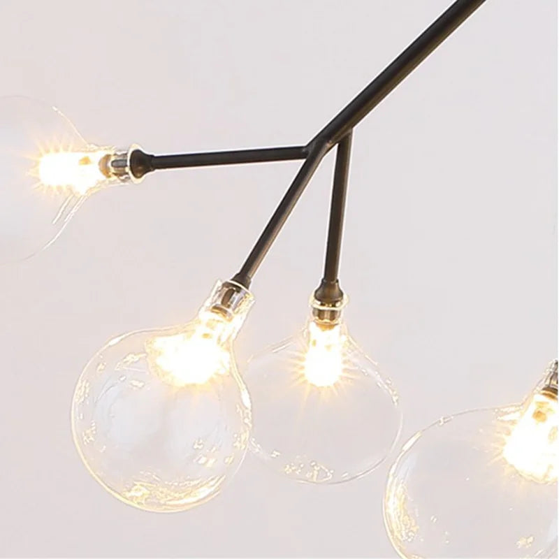 Brass Branch Chandelier 36-Head Gold Body