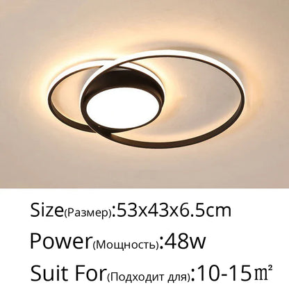 DecorBites™ LED Chandelier: Modern Dimmable Light for Living Room, Kitchen, and Aisle