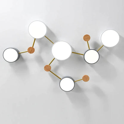 DecorBites™ LED Wood Ceiling Chandelier for Living Room, Bedroom, Kids Room Decor