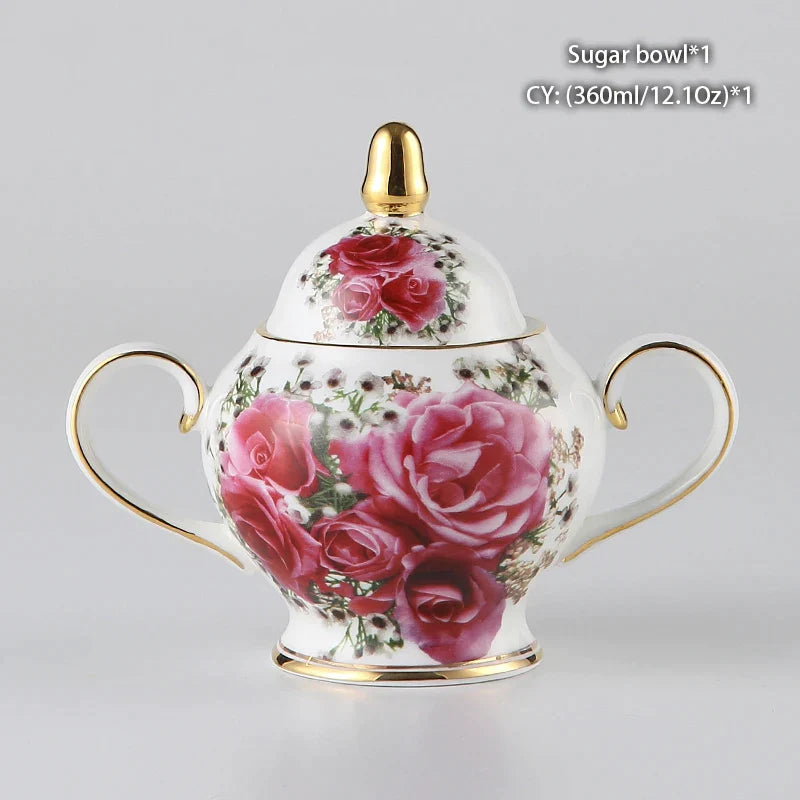 Juego de azucarero y cremera DecorBites™ de porcelana fina