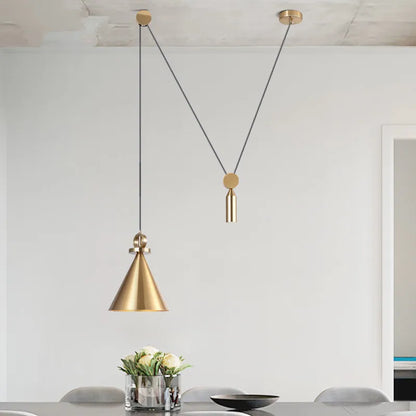 DecorBites™ Industrial Metal Pendant Light Kitchen Adjustable Designer LED Dinning Room Decor