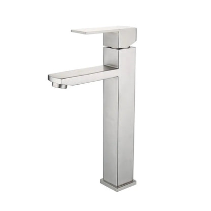 DecorBites™ Brushed Tall Basin Sink Faucet for Stylish Bathroom Water Control