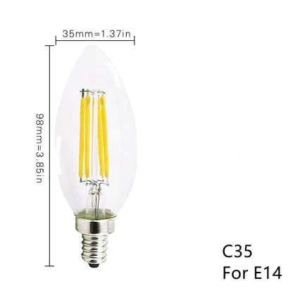 Decorbites™ LED-Filament-Leuchtmittel-Set – Vintage-Glasglühbirnensammlung