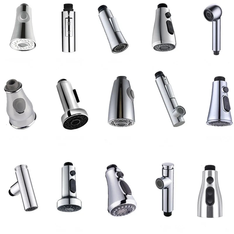 DecorBites™ Kitchen Tap Pull Out Shower Head Faucet Replacement Spouts Nozzle - Faucet Accessories