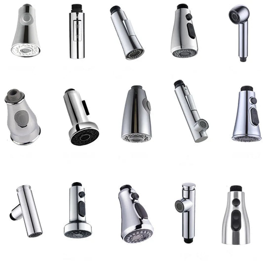 DecorBites™ Kitchen Tap Pull Out Shower Head Faucet Replacement Spouts Nozzle - Faucet Accessories