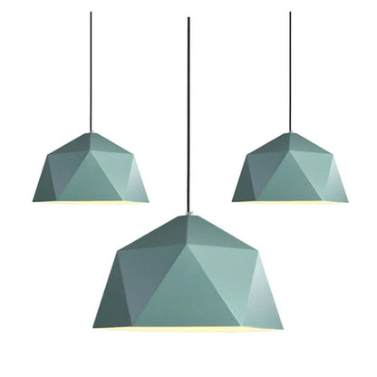 DecorBites™ Iron Diamond Pendant Lights Modern Geometry Pendent Lighting for Living Room & Cafe
