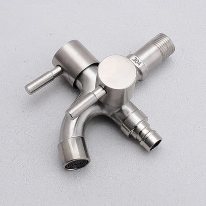 DecorBites™ Double Faucet Wall Mount Mop Faucet for Outdoor and Kitchen Use