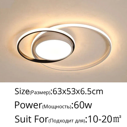 DecorBites™ LED Chandelier: Modern Dimmable Light for Living Room, Kitchen, and Aisle