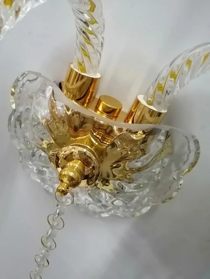 DecorBites™ Crystal Wall Lamp: European Style K9 Crystal, Luxury for Bedroom, Aisle, Ktv