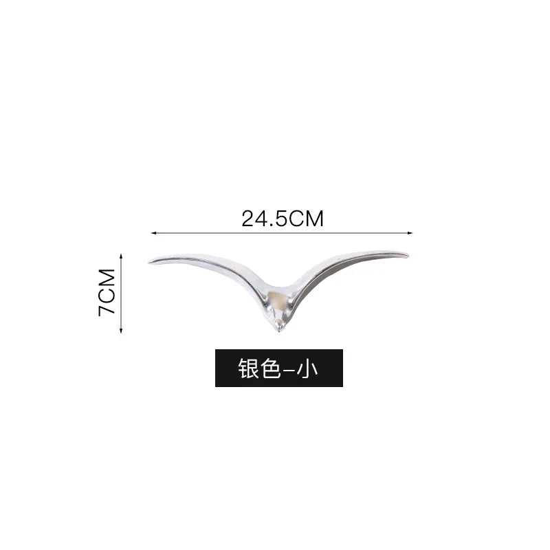 DecorBites™ Bird Ceramic Pendant Wall Decor Gold Seagull Wild Goose Modern Home