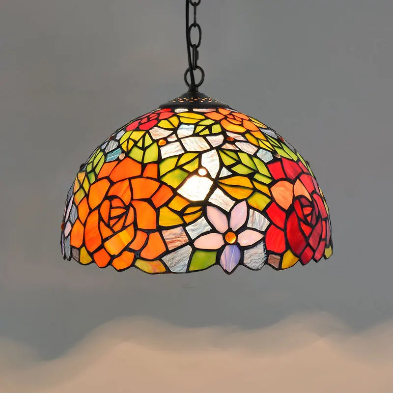 Decorbites™ Bunte Glas-Lüster: Retro Tiffany-Stil Lampe für kreative Heimdekoration