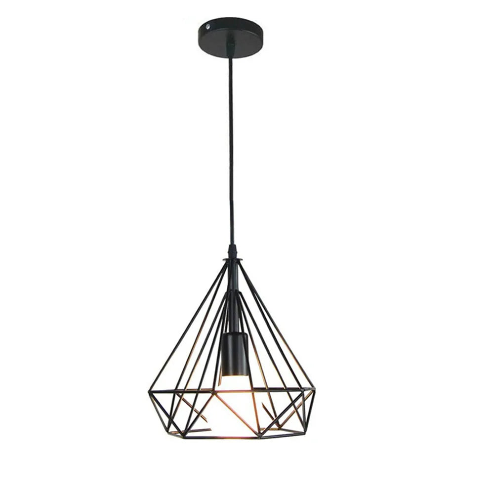 Decorbites™ Industrielle LED-Hängeleuchte Vintage Loft Käfig Pendellampe für die Einrichtung zu Hause