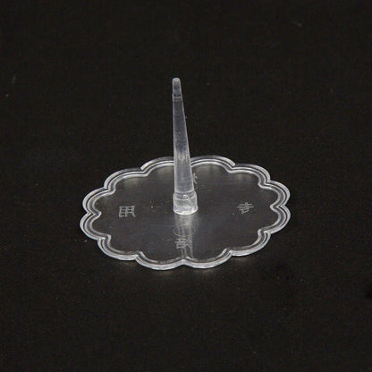 DecorBites™ Cake Stands Decoration Bracket Set - 20pcs Clear Plastic Fondant Holders