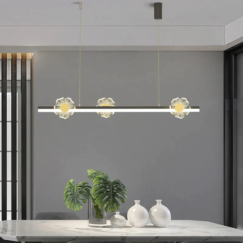 DecorBites™ Butterfly Flower Chandelier Long Strip Pendant Lights