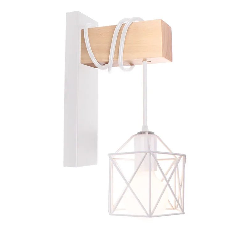 ديكوربايتس™ مصباح حائط فني معدني من الحديد لغرفة النوم وغرفة المعيشة والمطعم والبار