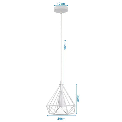 DecorBites™ Industrial Pendant Lights: Modern LED Hanging Lamps for Home Living Room Kitchen Decor