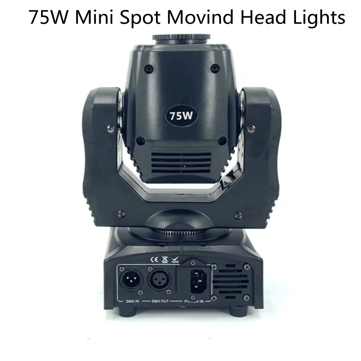 DecorBites™ 75W LED Spot Moving Head DJ Beam Light with Gobo & Color Wheel