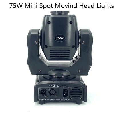 DecorBites™ 75W LED Spot Moving Head DJ Beam Light with Gobo & Color Wheel