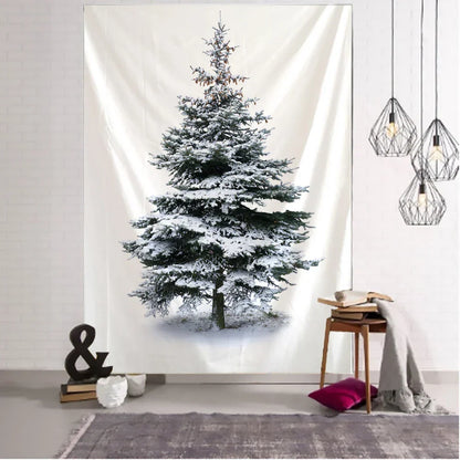 Decobites Christmas Tree Tapestry Wall Hanging Ornament for Festive Home Decor