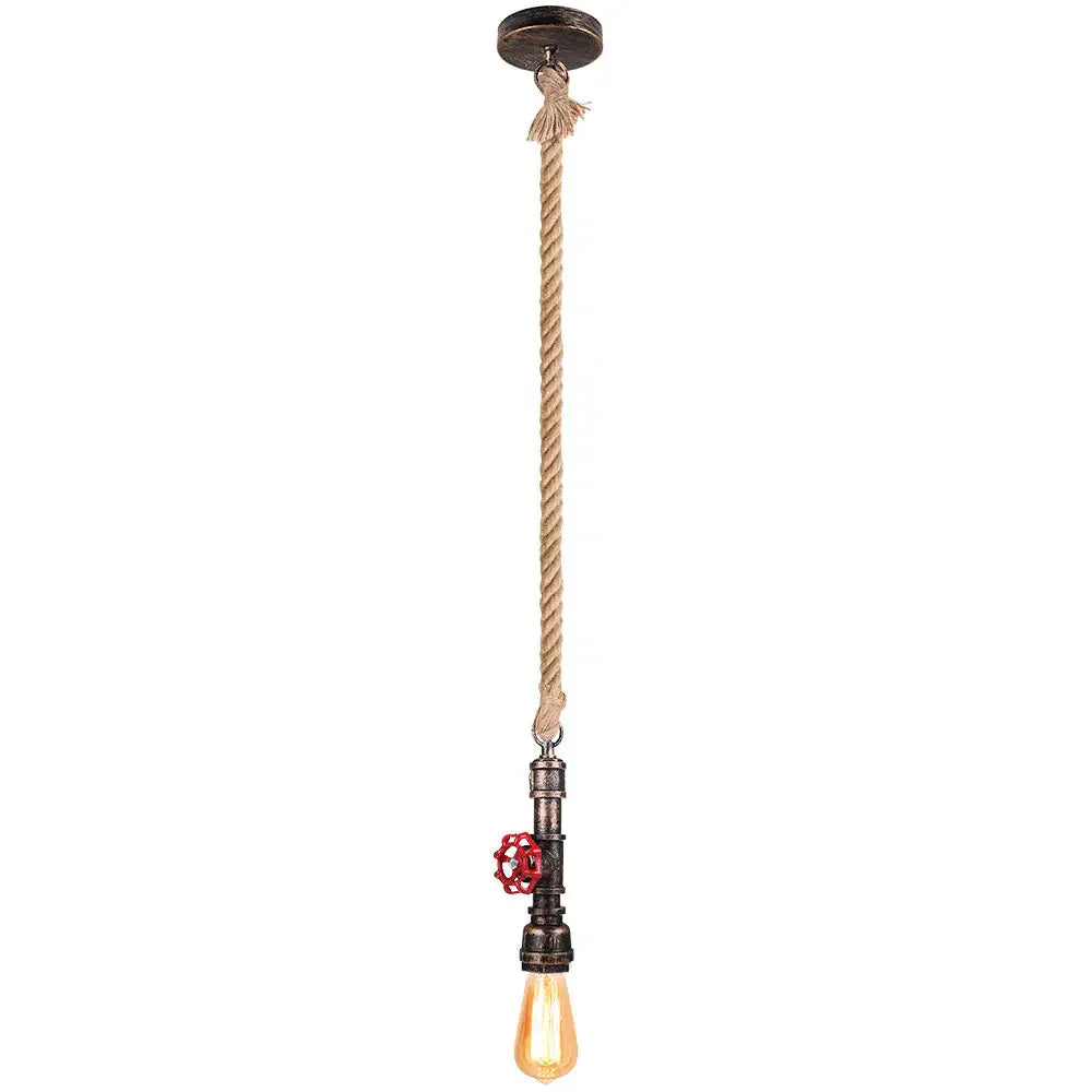 Lámpara colgante de loft retro industrial Decorbites™ con tubería de agua