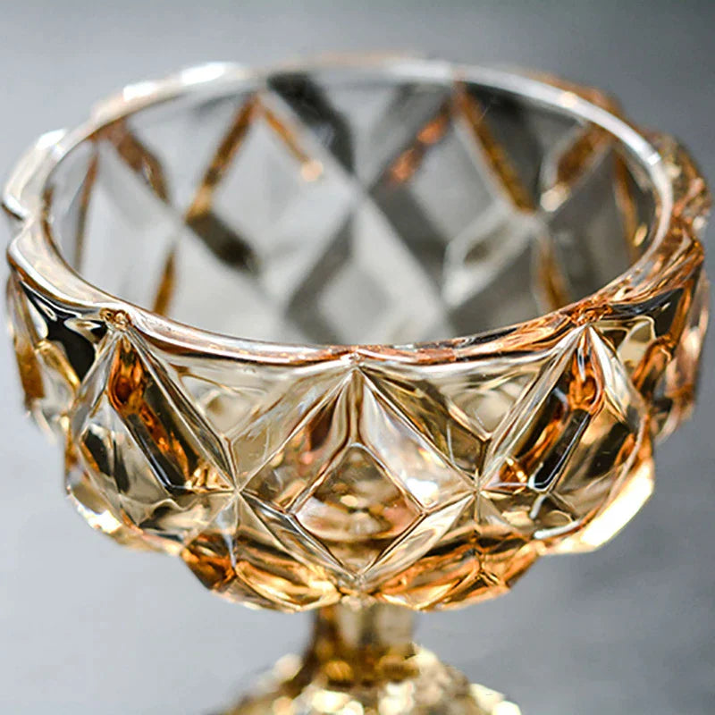 DecorBites™ Goblet Ice Cream Cup Salad Wine Glass Tea Juice Milk Water Cup