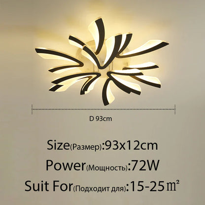 DecorBites™ LED Ceiling Lights Modern Acrylic Luminaria Lampada for Home Indoor Lighting