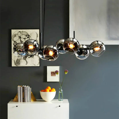 DecorBites™ Glass Ball Pendant Lights for Living Bedroom Kitchen Decor