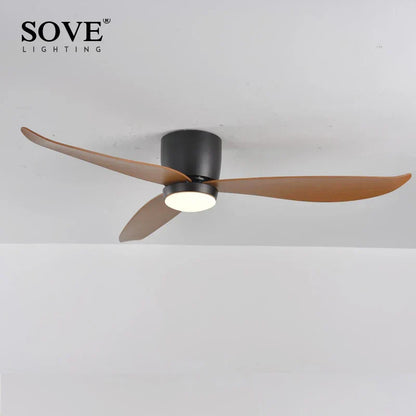 DecorBites™ LED Ceiling Fan with Remote Control, Modern Design, Bedroom Decor, 220V