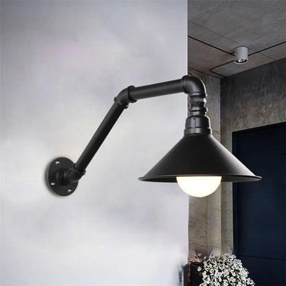 Decorbites™ Industrielle Metallrad-Wandleuchte - Vintage-Loft-Nachttischleuchte