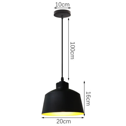 DecorBites™ Industrial Iron Pendant Lights for Home and Retail Spaces