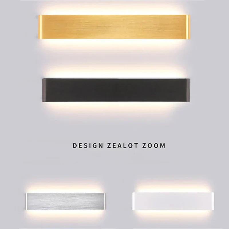 Lámpara de pared de espejo de aluminio LED Decorbites™ para pasillo, mesita de noche, baño - Diseño nórdico moderno