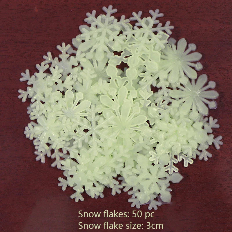 Pegatinas de pared de estrellas 3D que brillan en la oscuridad de DecorBites™ – Decoración luminosa fluorescente para el hogar