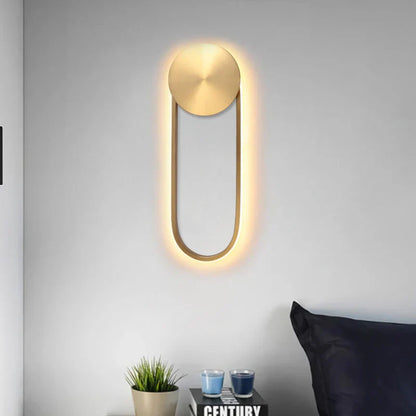 DecorBites™ LED Acrylic Metal Wall Lamp: Minimalist Nordic Sconce Light for Bedroom, Living Room