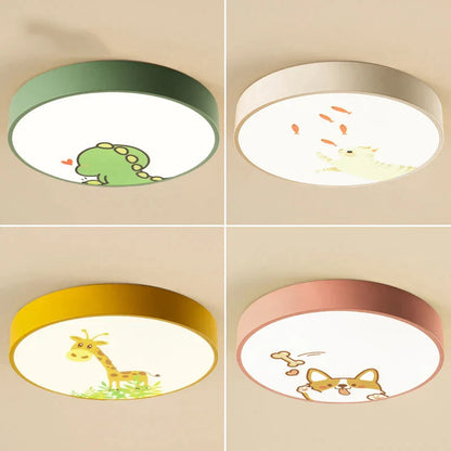 DecorBites™ Kids Cartoon Acrylic Ceiling Light with Remote Control LED Girl Children's Room Lighting