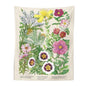 Decobites Vintage Floral Botanical Tapestry Wall Hanging for Elegant Home Decor