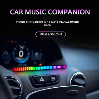 DecorBites™ LED Sound Control Light Bar with Bluetooth for Car Room TV Decoration