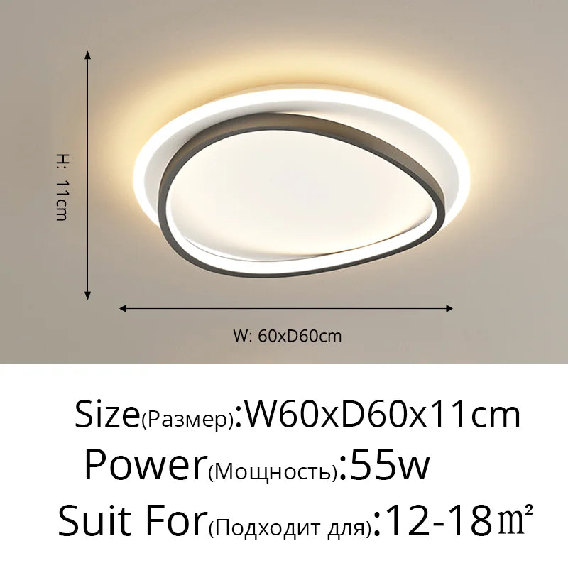 DecorBites™ LED Chandeliers Lights Dimming Modern Luminaire for Home Decor