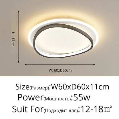 DecorBites™ LED Chandeliers Lights Dimming Modern Luminaire for Home Decor