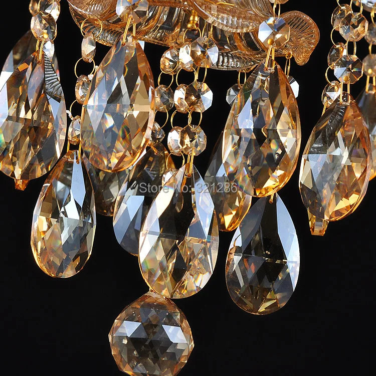 DecorBites™ Crystal Chandelier: Luxury Modern Home Lighting Decoration Living Room Indoor Light