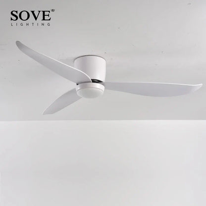 DecorBites™ LED Ceiling Fan with Remote Control, Modern Design, Bedroom Decor, 220V